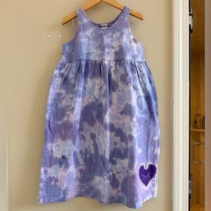 Girls size 8 tie dye Maxie dress never worn